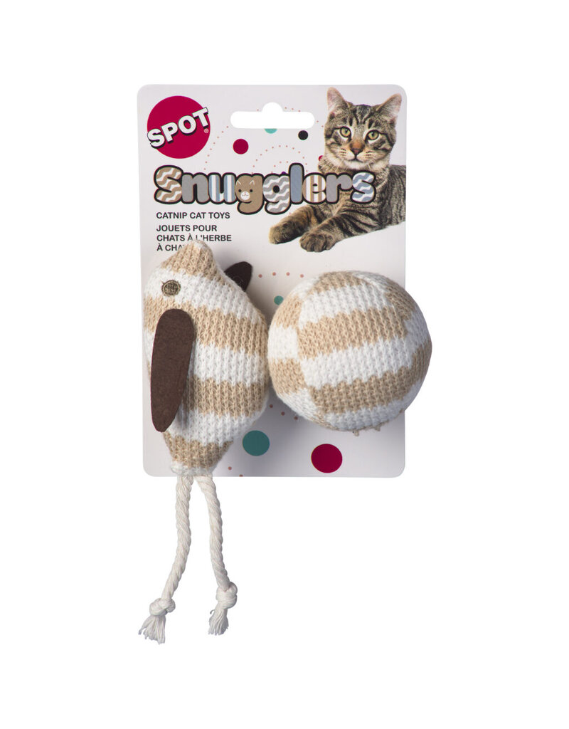 Ethical Pet Spot Bird and Ball Cat Toy Asst 2 Pk
