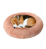 Ethical Pet Spot Sleep Zone Luxe Round Faux Fur Dusty Rose