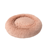 Ethical Pet Spot Sleep Zone Luxe Round Faux Fur Dusty Rose