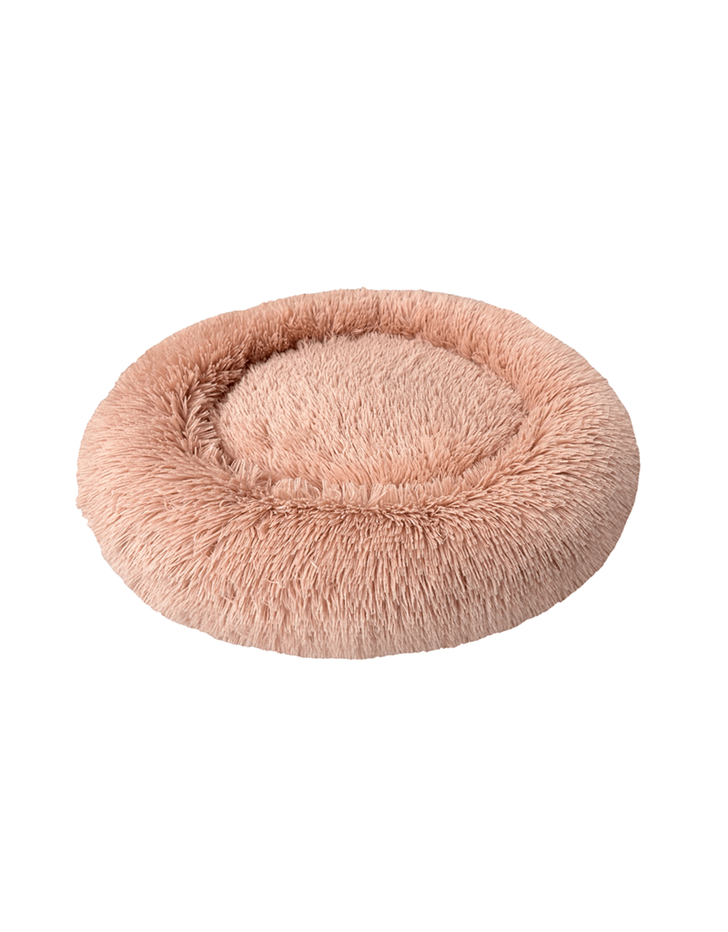 Ethical Pet Spot Sleep Zone Luxe Round Faux Fur Dusty Rose