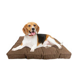 Ethical Pet Spot Sleep Zone Luxe Faux Suede Pillow Chocolate