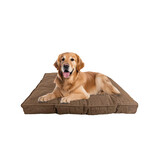 Ethical Pet Spot Sleep Zone Luxe Faux Suede Pillow Chocolate