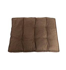 Ethical Pet Spot Sleep Zone Luxe Faux Suede Pillow Chocolate