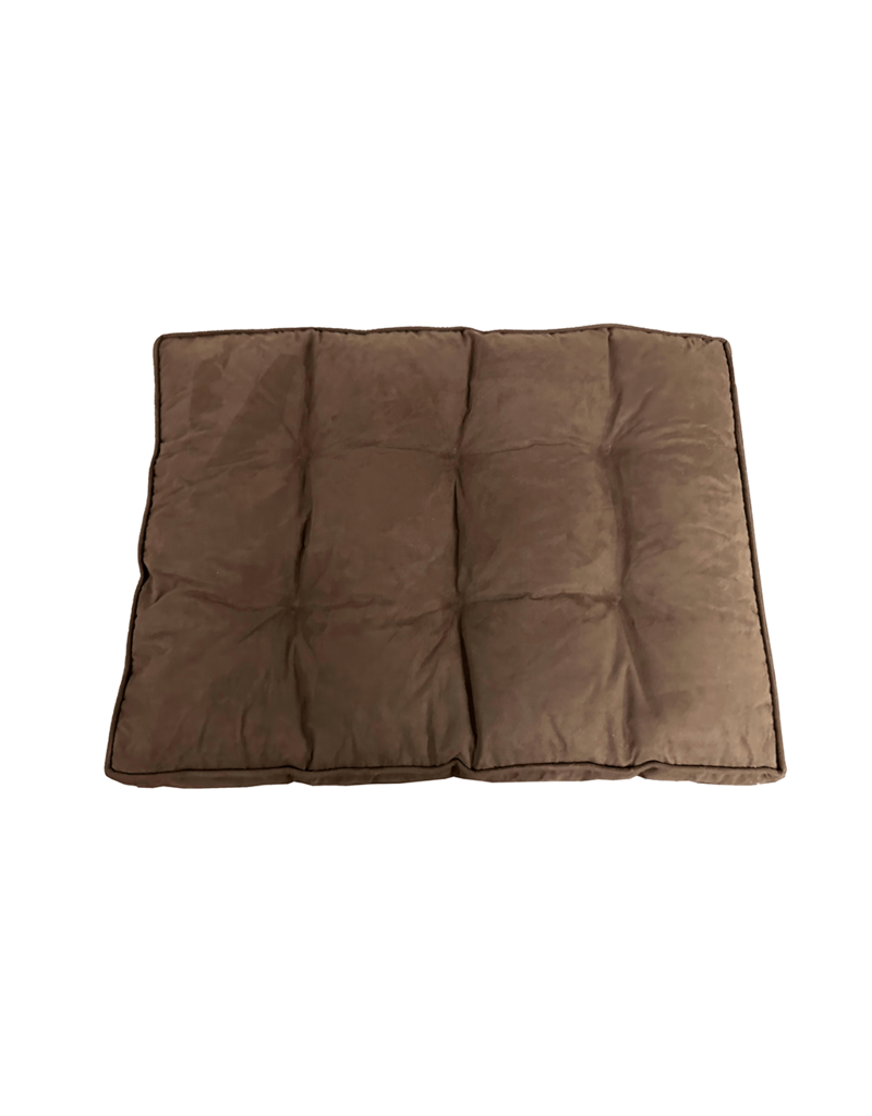 Ethical Pet Spot Sleep Zone Luxe Faux Suede Pillow Chocolate