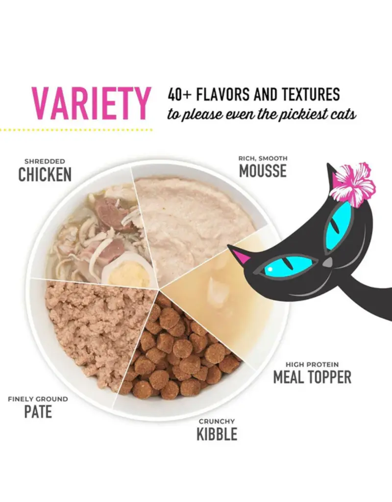 Tiki Pet Tiki Cat Silver Mousse & Shreds Chicken, Duck, & Duck Liver 2.4 Oz Can