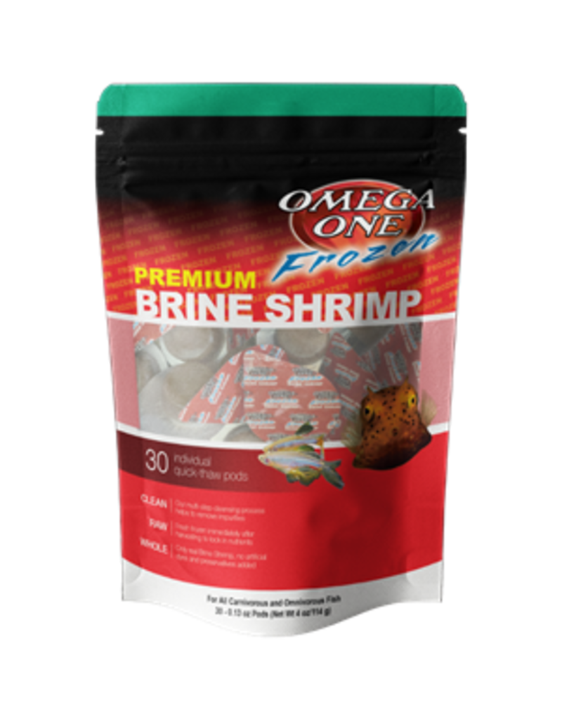 Spectrum Omega One Frozen Pod Pouch Brine Shrimp 30 ct 4 oz 