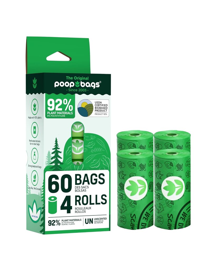 The Original Poop Bags The Original Poop Bags Compostable 4pk 15ct