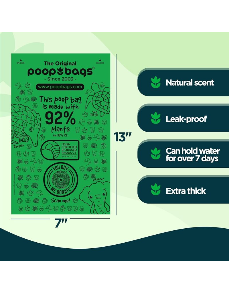 The Original Poop Bags The Original Poop Bags Compostable 4pk 15ct