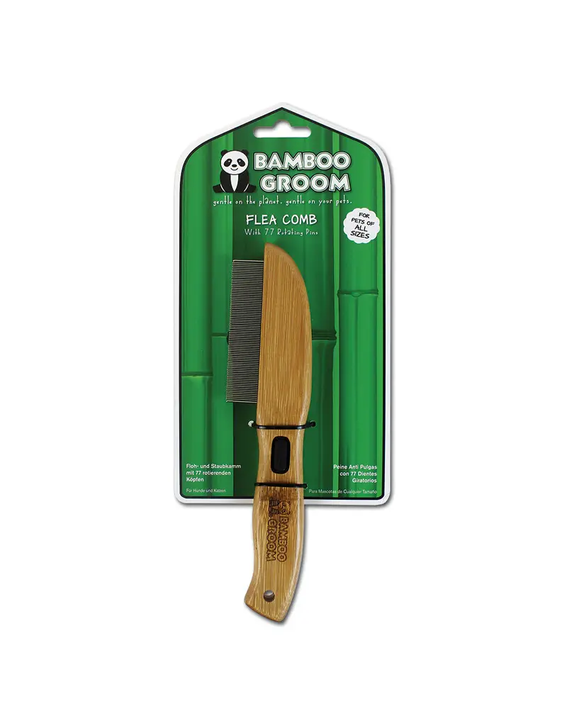 Bamboo Bamboo Flea Comb  77 Pin Comb