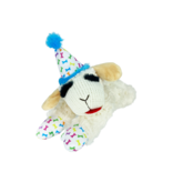 Multipet Inc Multipet Lamb Chop with Birthday Hat Dog Toy