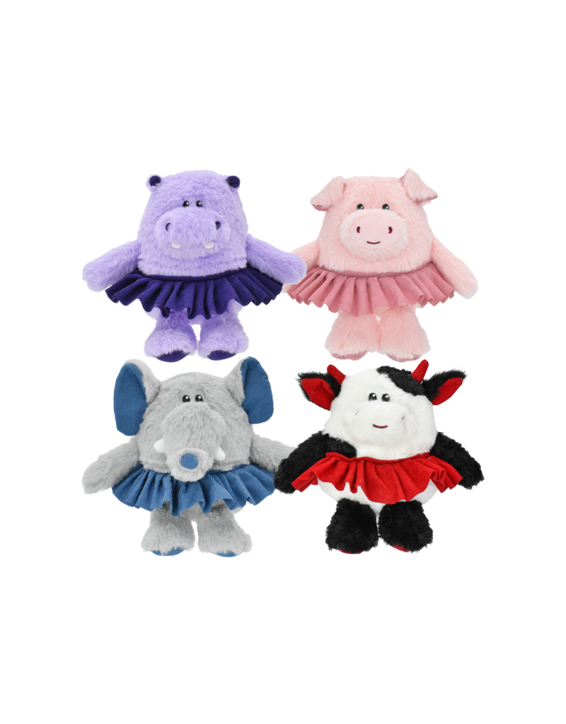 Multipet Inc Multipet Tutu Animals Dog Toy Assorted 8 In