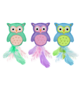 Multipet Inc Multipet Owl Cat Toy