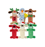 Multipet Inc Multipet Loofa Holiday Asst Dog Toy