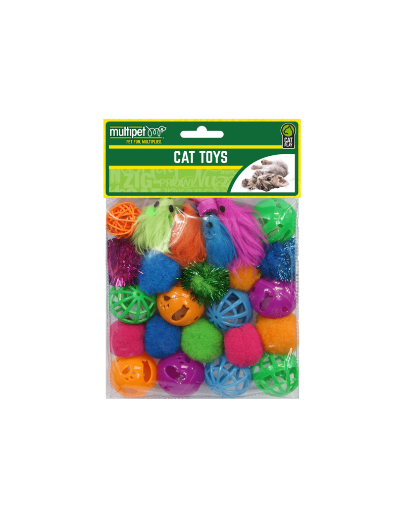 Multipet Inc Multipet Value Pack Cat Toys 24pc