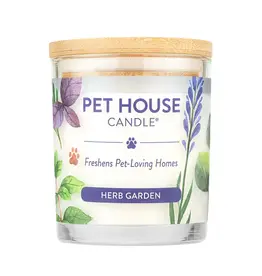 Pet House by One Fur All Pets Pet House Candle 9 Oz Herb Garden