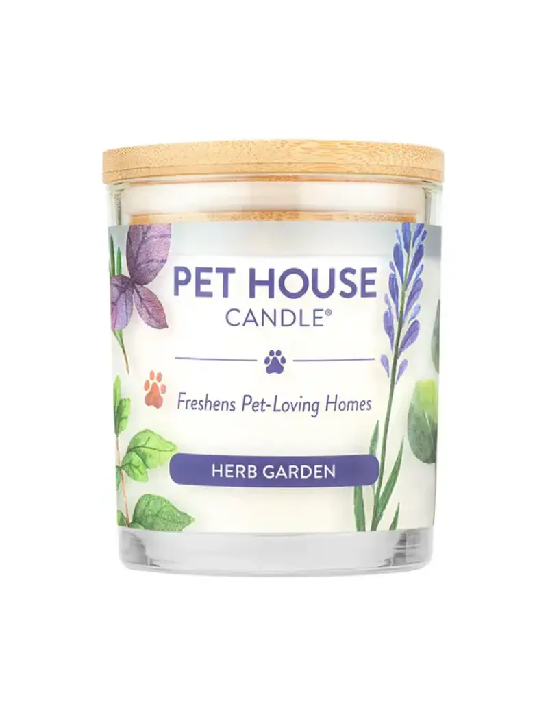 Pet House by One Fur All Pets Pet House Candle 9 Oz Herb Garden