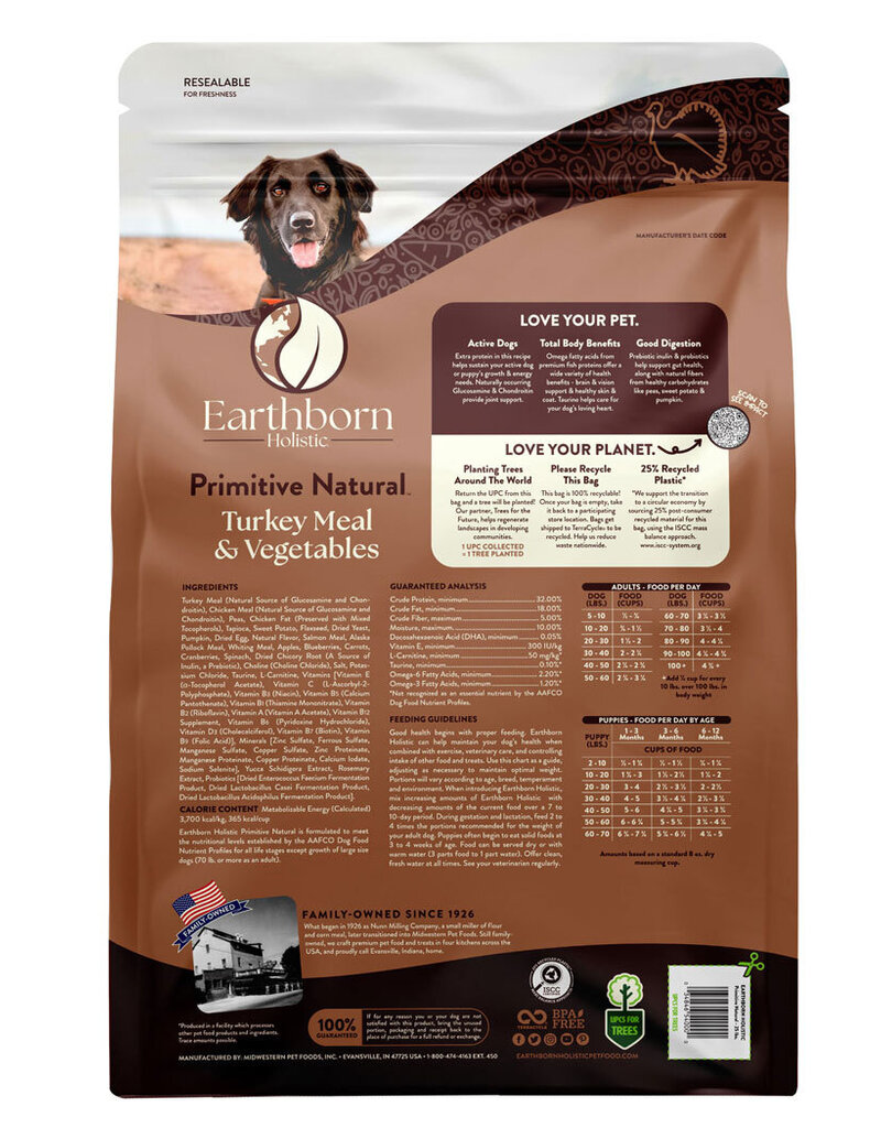 Earthborn Holistic Earthborn Primitive Natural Grain Free