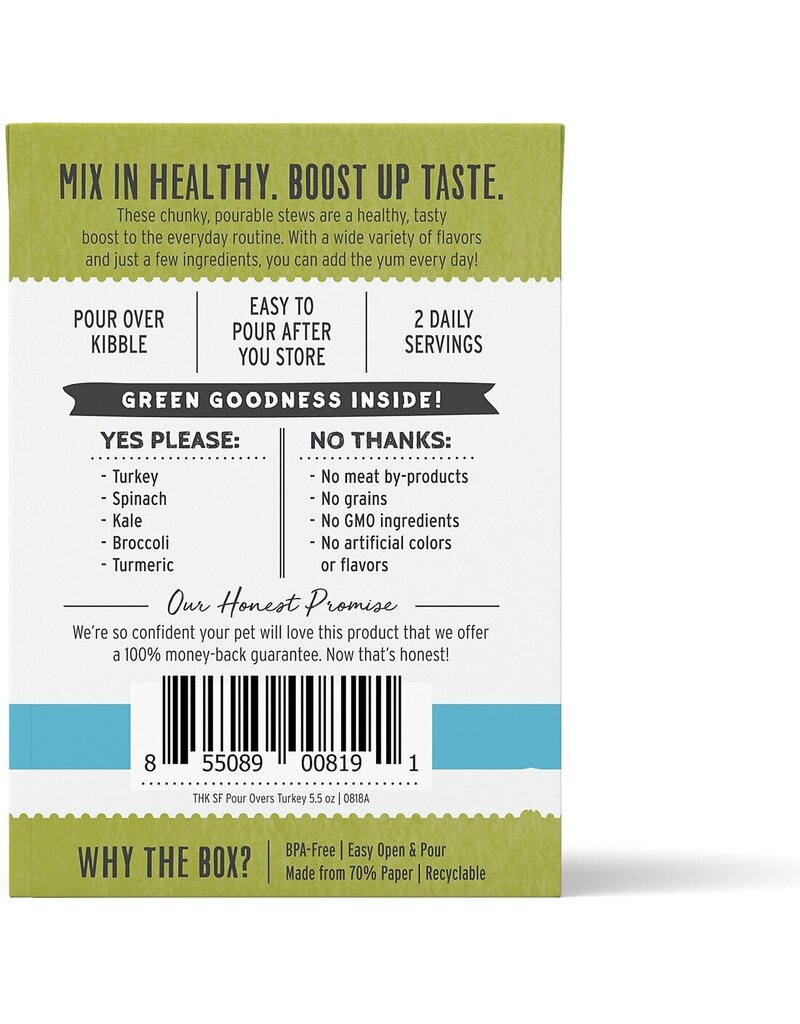 Honest Kitchen HK Superfood Pour Overs Grain Free Turkey Stew  5.5 oz