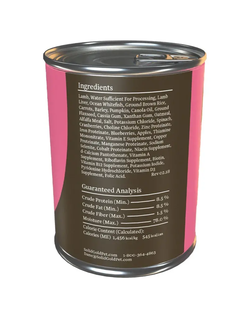 Solid Gold Solid Gold Hund N Flocken Lamb Nutrient Boost 12.5 Oz