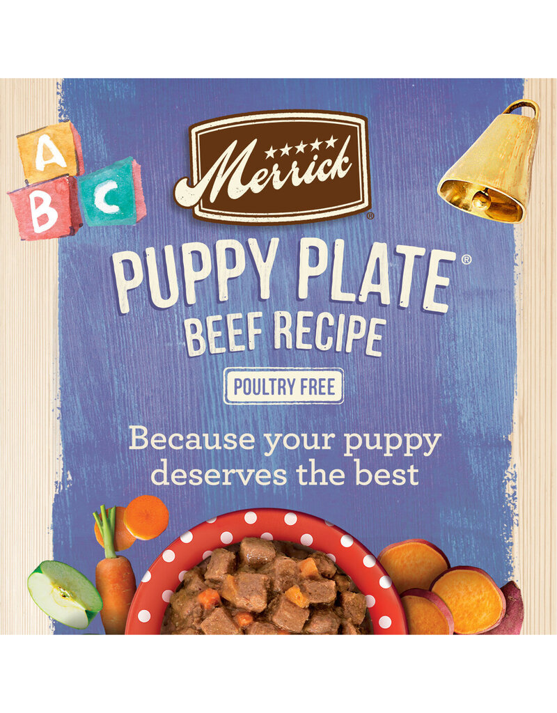 Merrick Merrick Puppy Plate Beef 12.7 oz can