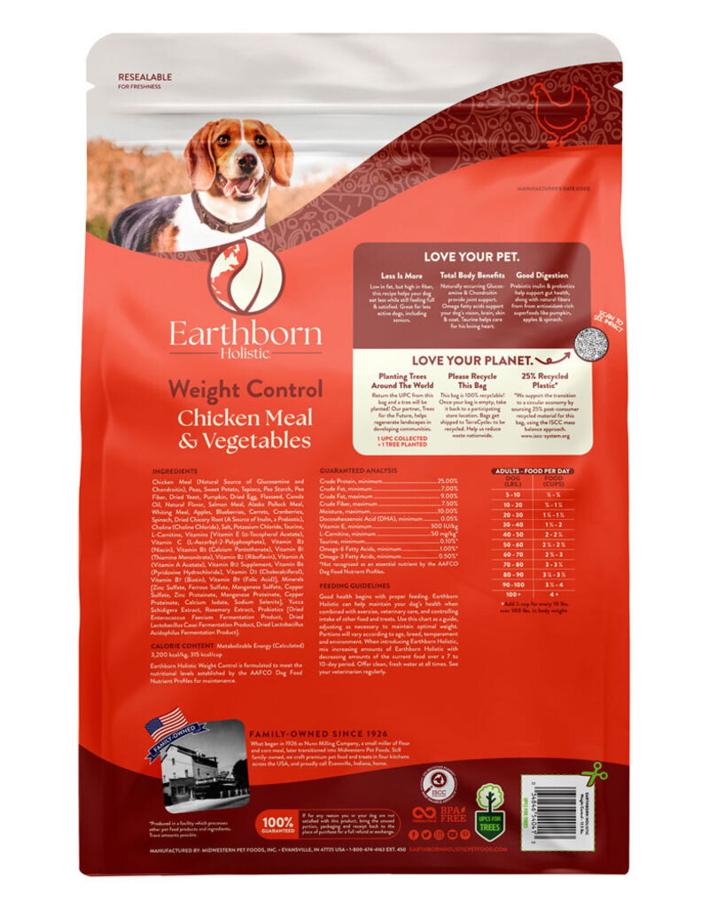 Earthborn Holistic Earthborn Weight Control Grain Free 12.5 lb