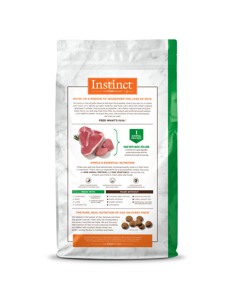 Natures Variety Nature's Variety Instinct LID Lamb dog 4 lb