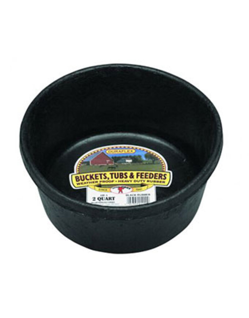 Miller Manufacturing Little Giant Rubber Feed Pan 2 Quart