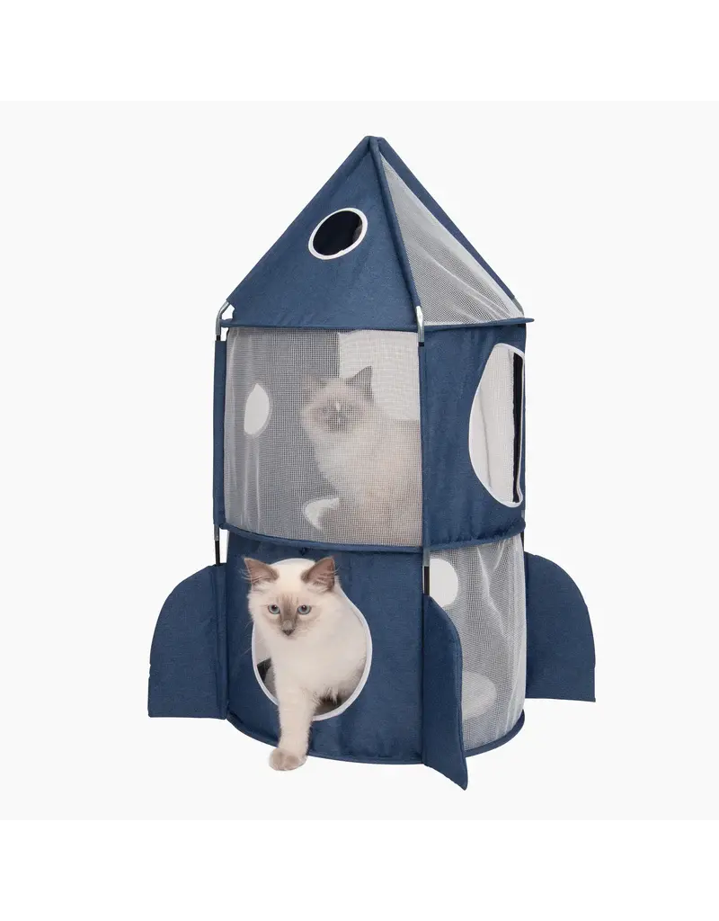 Catit Catit Vesper Rocket Ship, Blue