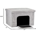 MidWest MidWest Curious Cat Cube Cottage Silver