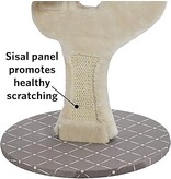MidWest Midwest Cat Furniture Gray/Tan 24 x 18 x 30 in