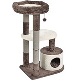 Ethical Pet Feline Nuvo Alden Cat Furniture Brown/White 21 x 31 x 40.5