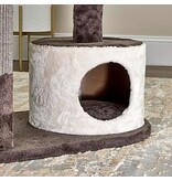 Ethical Pet Feline Nuvo Alden Cat Furniture Brown/White 21 x 31 x 40.5