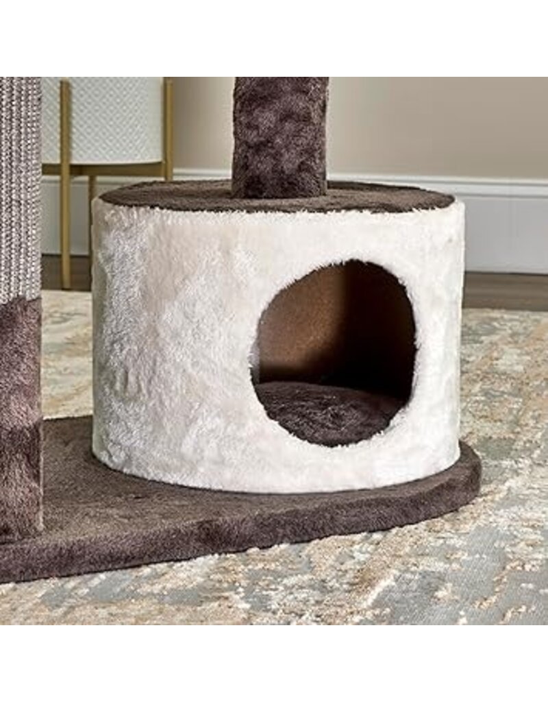 Ethical Pet Feline Nuvo Alden Cat Furniture Brown/White 21 x 31 x 40.5