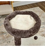 Ethical Pet Feline Nuvo Alden Cat Furniture Brown/White 21 x 31 x 40.5