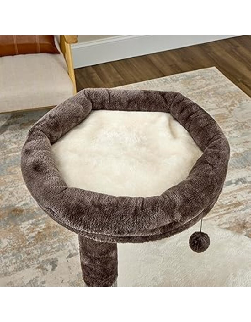 Ethical Pet Feline Nuvo Alden Cat Furniture Brown/White 21 x 31 x 40.5
