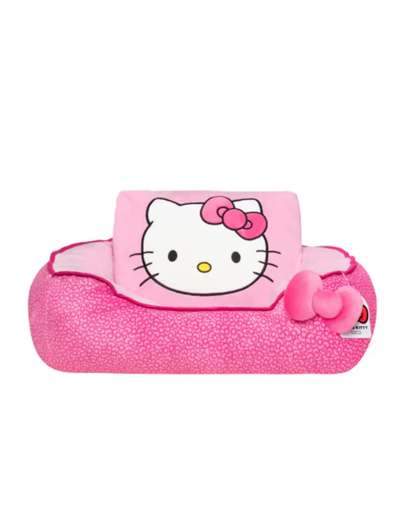 Jazwares Hello Kitty Pink Bolster Pet Bed Medium