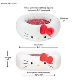 Jazwares Hello Kitty Pet Bed Medium