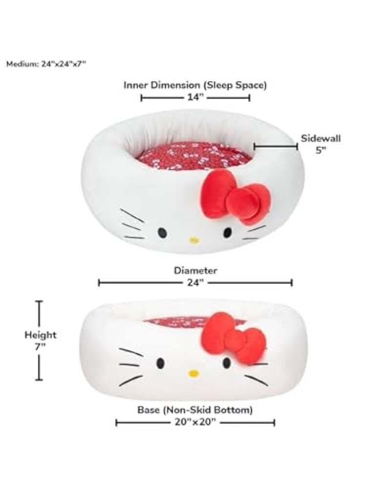 Jazwares Hello Kitty Pet Bed Medium