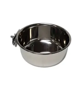 A&E Cage Company A&E Stainless Steel Coop Cup W/Ring and Bolt 20 Oz