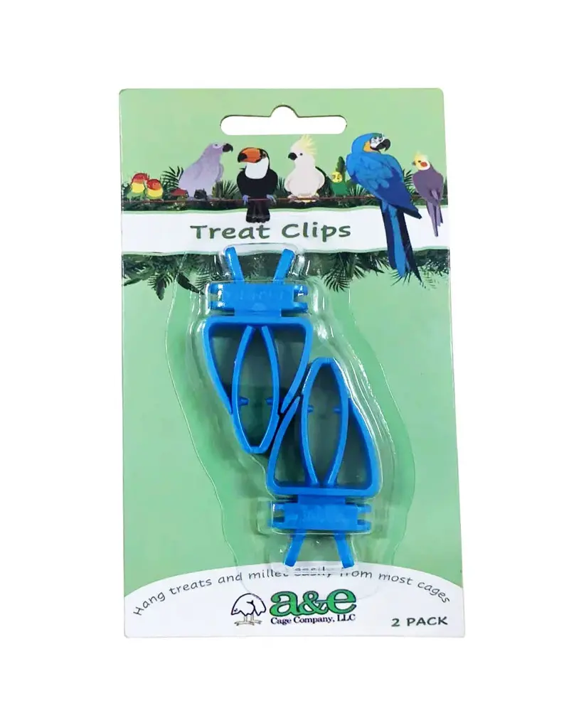 A&E Cage Company A&E Natural Cuttlebone/Treat Clip 3x5 2Pk