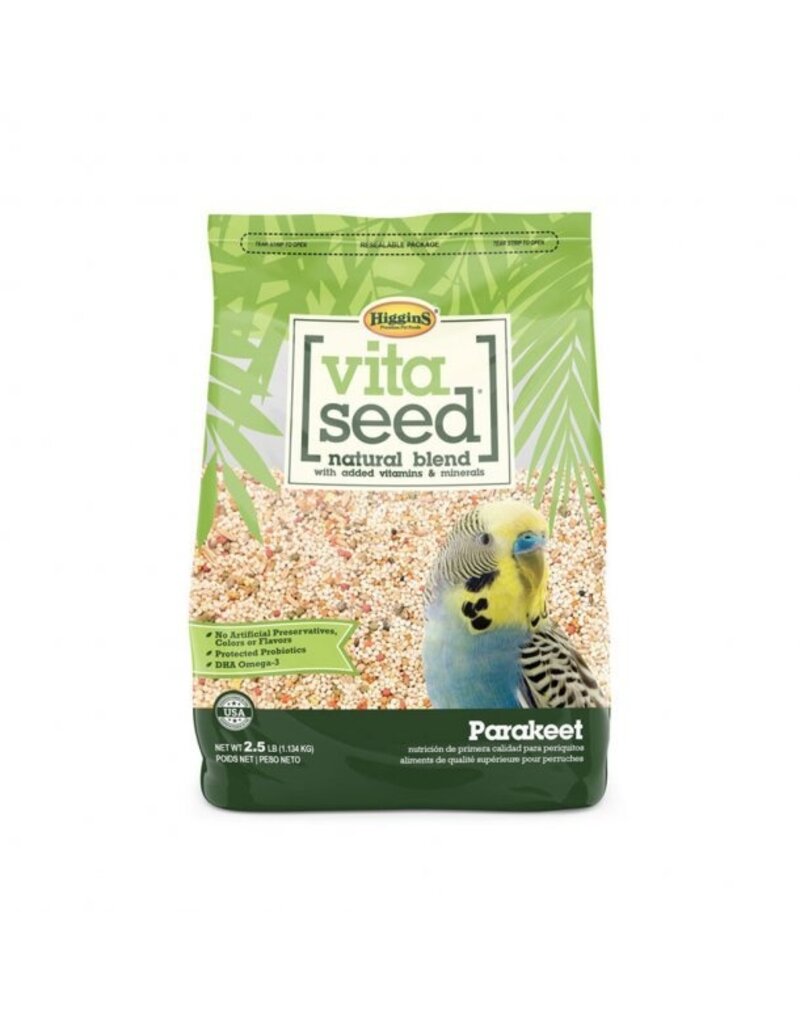 Higgins Higgins Vita Seed Natural Blend Parakeet 2.5 LB