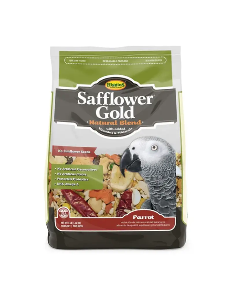 Higgins Higgins Safflower Gold Parrot 3 Lb