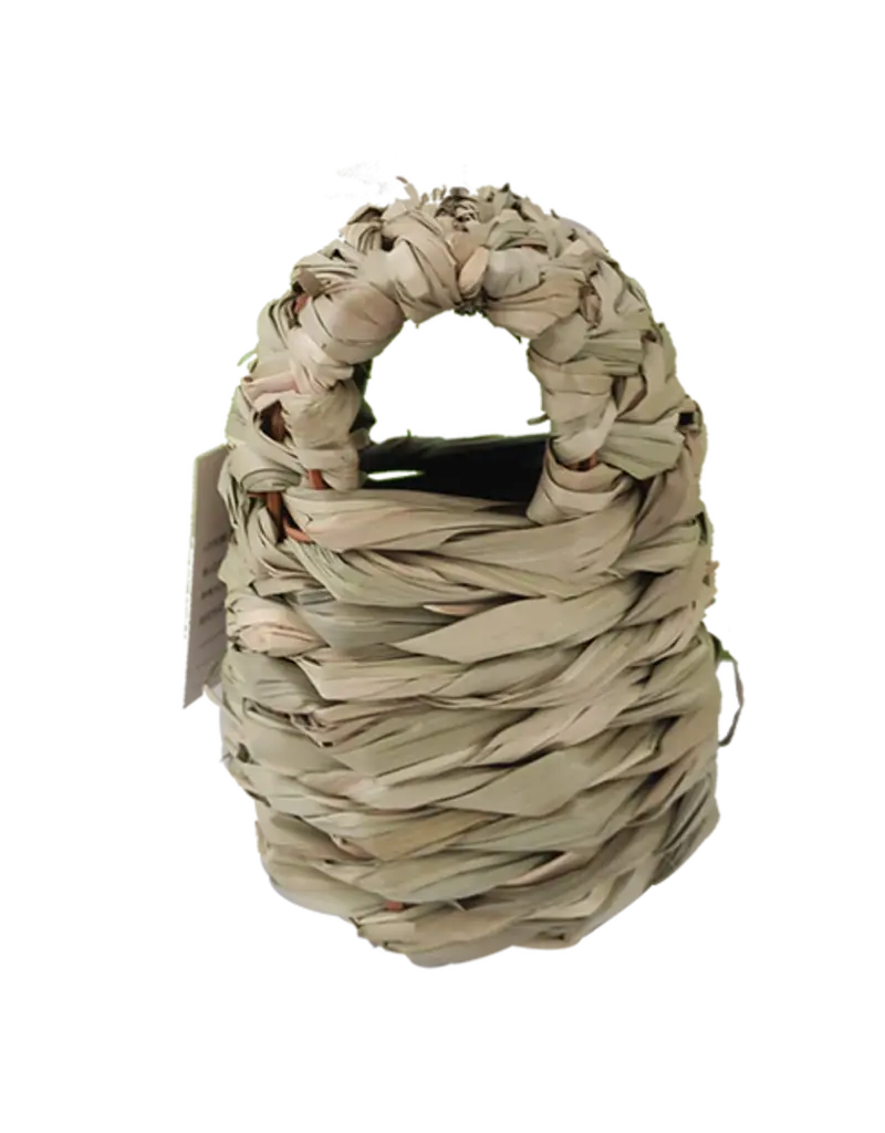 A&E Cage Company A&E Covered Twig Nest for Parakeet 4.5x4.5In