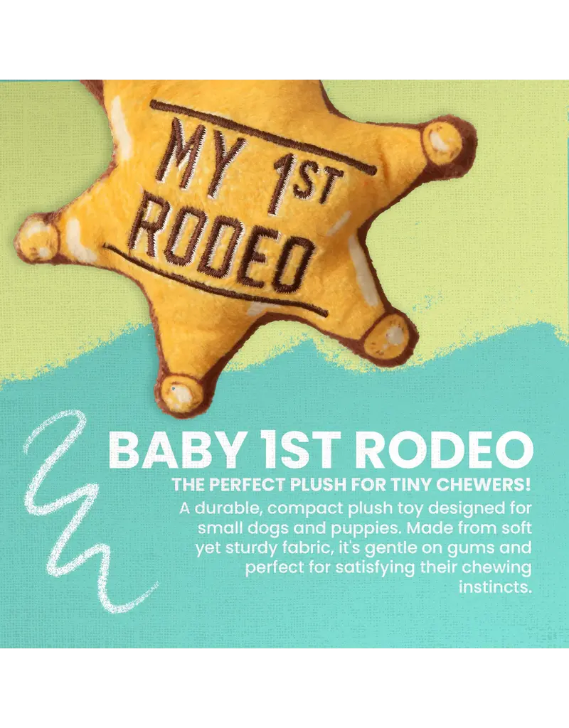 Snugarooz Snugarooz Baby First Rodeo Dog Toy 6 In