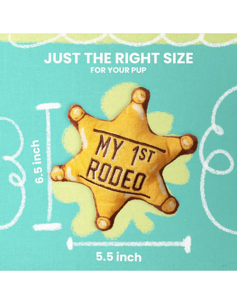 Snugarooz Snugarooz Baby First Rodeo Dog Toy 6 In