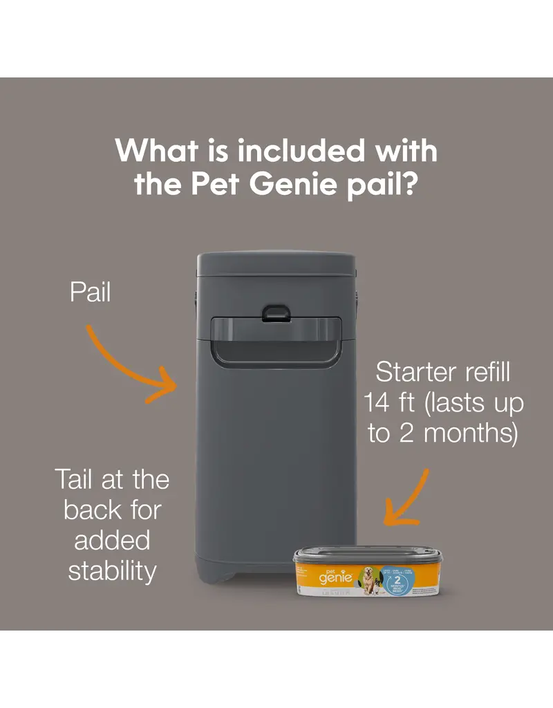 Litter Genie Pet Genie Pail System Gray