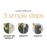 Litter Genie Pet Genie Pail System Gray