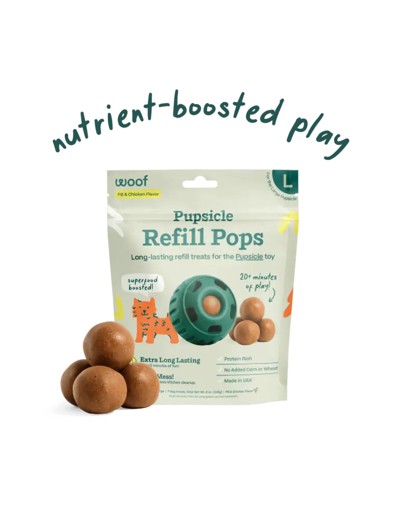 Woof Woof! Pupsicle Peanut Butter Chicken Pops