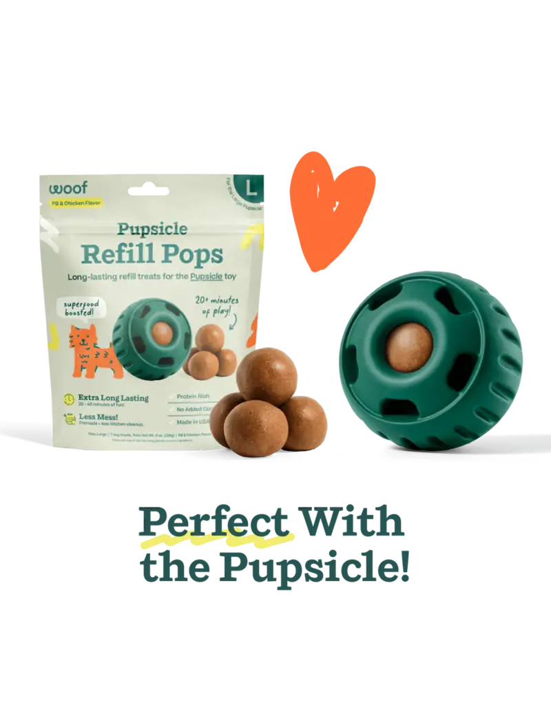 Woof Woof! Pupsicle Peanut Butter Chicken Pops