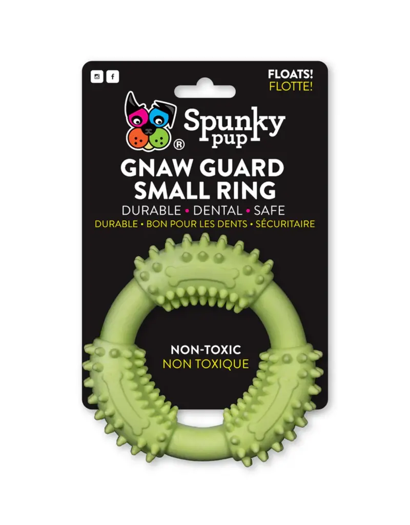 Spunky Pup Gnaw Guard Squeaky Dog Toy ring